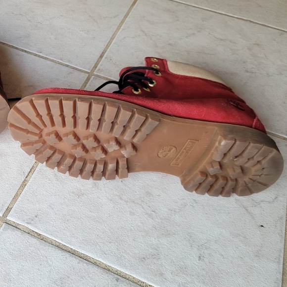 Timberland Limited Release Boots Mens Size 11.5 M - Red